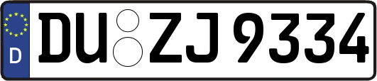 DU-ZJ9334