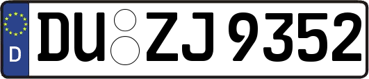 DU-ZJ9352