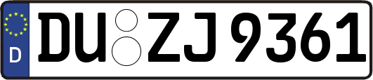 DU-ZJ9361