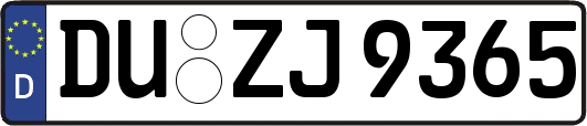 DU-ZJ9365