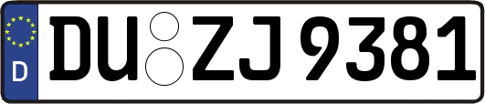 DU-ZJ9381