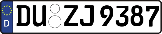 DU-ZJ9387