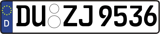 DU-ZJ9536