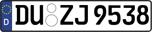 DU-ZJ9538