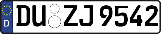 DU-ZJ9542