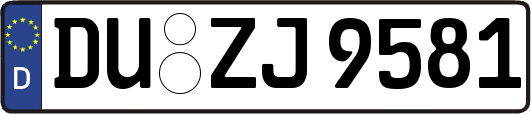 DU-ZJ9581