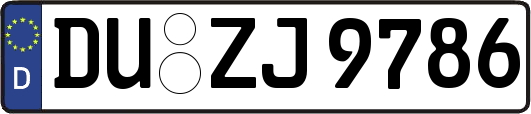 DU-ZJ9786
