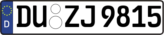 DU-ZJ9815