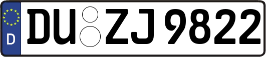 DU-ZJ9822
