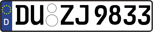 DU-ZJ9833