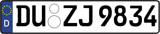 DU-ZJ9834
