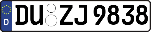 DU-ZJ9838