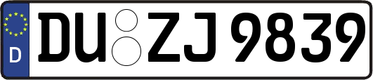 DU-ZJ9839