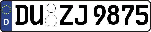 DU-ZJ9875