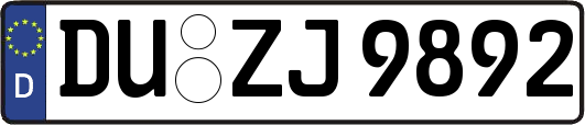 DU-ZJ9892