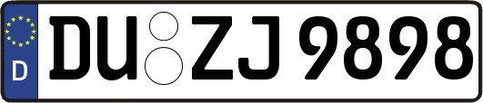 DU-ZJ9898
