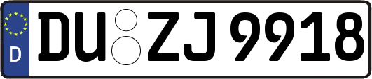 DU-ZJ9918