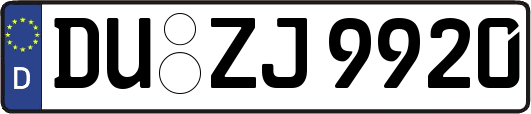 DU-ZJ9920