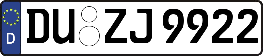 DU-ZJ9922