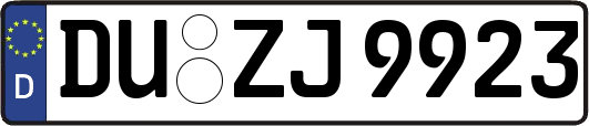 DU-ZJ9923