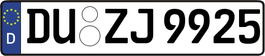 DU-ZJ9925