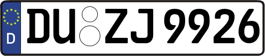 DU-ZJ9926