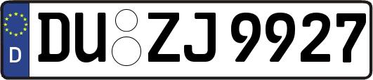 DU-ZJ9927