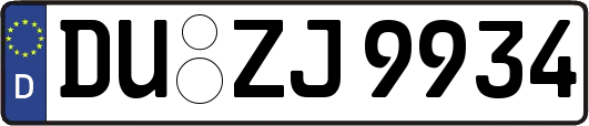 DU-ZJ9934