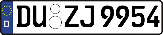 DU-ZJ9954