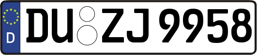 DU-ZJ9958