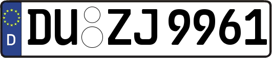DU-ZJ9961