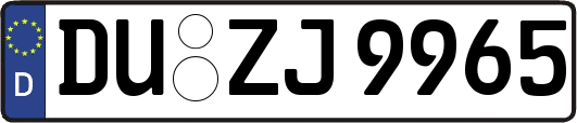 DU-ZJ9965