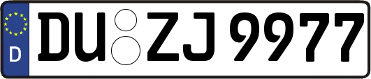 DU-ZJ9977