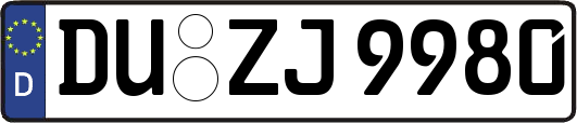 DU-ZJ9980