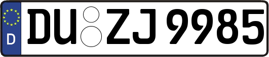 DU-ZJ9985