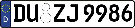 DU-ZJ9986
