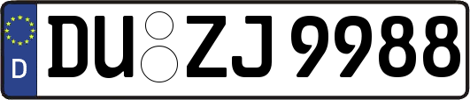 DU-ZJ9988