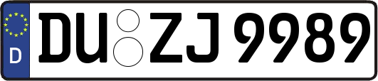 DU-ZJ9989