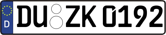 DU-ZK0192