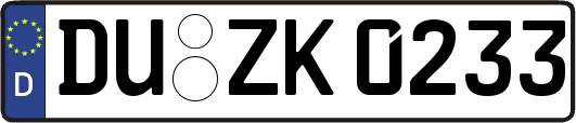 DU-ZK0233