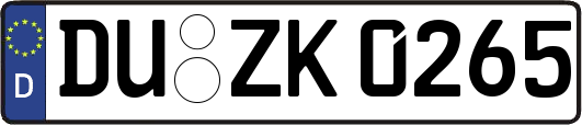 DU-ZK0265