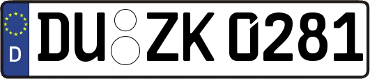 DU-ZK0281