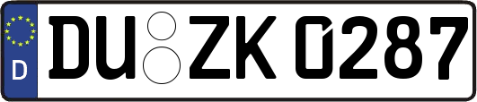 DU-ZK0287