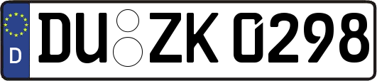 DU-ZK0298