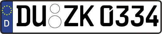 DU-ZK0334