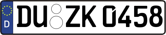 DU-ZK0458