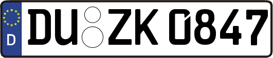 DU-ZK0847