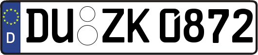 DU-ZK0872