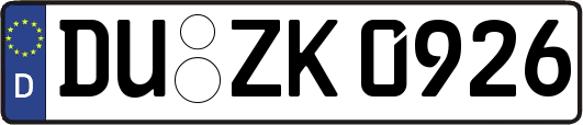 DU-ZK0926