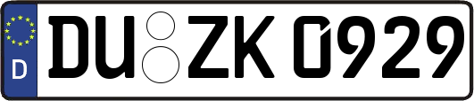 DU-ZK0929